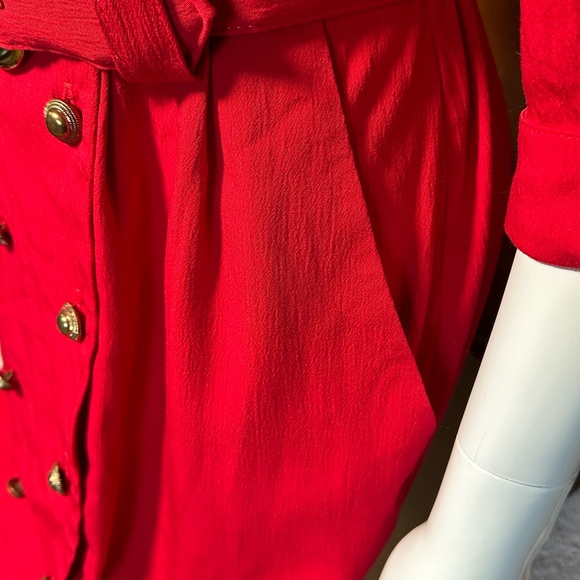 Vintage 90s Red Dress, size 8 - Picture 4 of 7